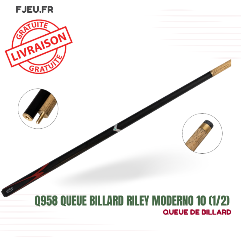 Q958 Queue billard Riley Moderno 10 (1/2)