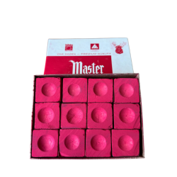 Boîte de 12 craies Master rouge