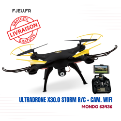 Ultradrone x30.0 Storm radiocommandé avec caméra wifi