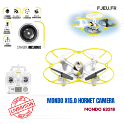 MONDO Ultra Drone R/C X15.0 Hornet Caméra