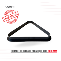 Triangle de billard plastique Noir 50.8 mm