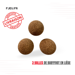 3 Balles de Babyfoot en Liège