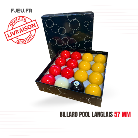 Billes Pool Billard  57 mm