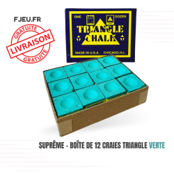 Suprême - Boîte de 12 craies Triangle verte