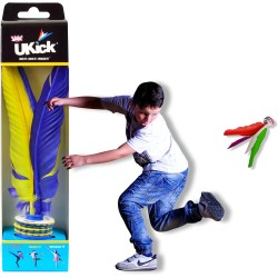 Wicked UKICK – Kicke-le, Hacke-le, Frappe-le ! Jouet Sportif de Pied / Volant Jianzi