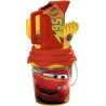 Seau garni de plage - Disney Cars - Mondo - Jouets de plage pour enfant mixte à partir de 3 ans