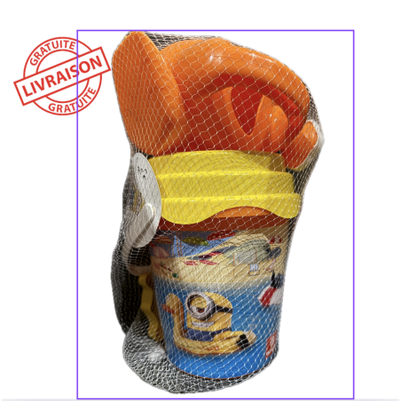 Seau de Plage MINIONS 17 cm MONDO avec Accessoires – Enfant