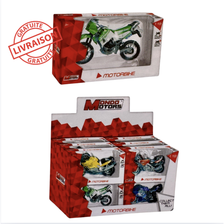Motos Miniatures 1:18 MONDO – Modèles Réalistes à Collectionner