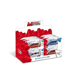 Camionnette de sécurité MONDO - Lot de 4 véhicules jouets