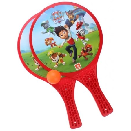 Raquettes plage enfant PAT PATROUILLE – 37cm – Dès 3 ans