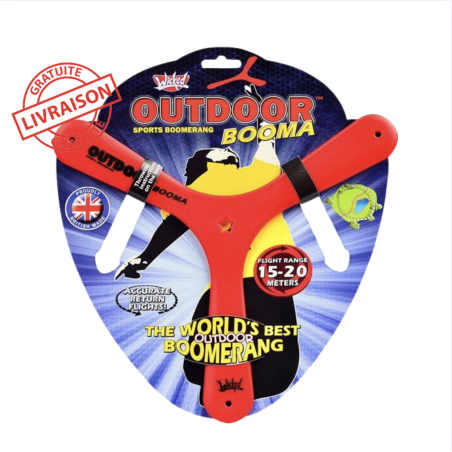 Boomerang extérieur Wicked – Vol magique 15-20 m, dès 8 ans