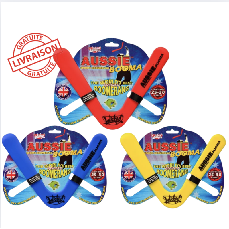 Boomerang Aussie Booma Wicked – Vol précis pour extérieur