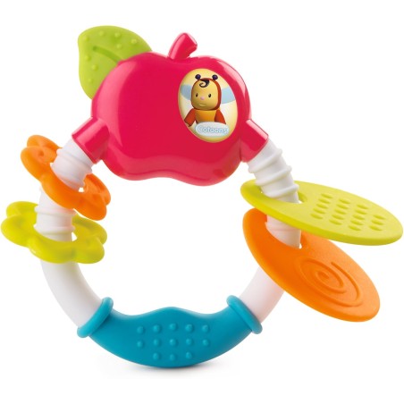 Hochet bébé pomme Cotoons SMOBY – Jouet d’éveil coloré