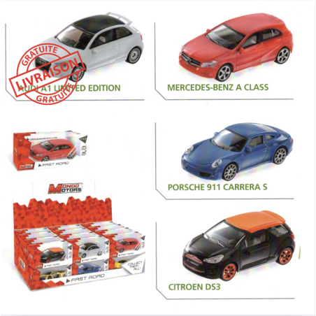 Miniature Porsche 911 Carrera S 1/43 – Mondo Motors, métal