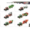 Tracteur miniature 1:27 avec remorque - 6 modèles assortis - Jouet