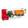 Tracteur miniature 1:27 avec remorque - 6 modèles assortis - Jouet