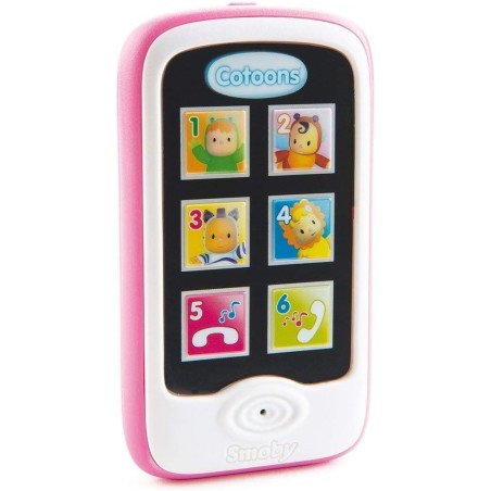 Smartphone jouet Smoby - Téléphone interactif pour bébé dès 12 mois
