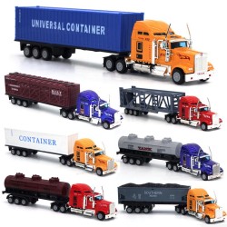 Camion Remorque Miniature 1:72 – 6 Modèles Assortis