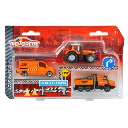 Véhicules de service urbain 1/64 – Set Majorette 3 pièces