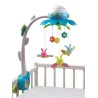 Mobile musical bébé Cotoons – Fleur bleue, apaisant et décoratif