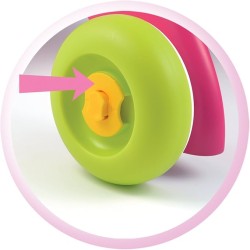 Trotteur bébé 2 en 1 rose Smoby Cotoons – Apprentissage & jeu