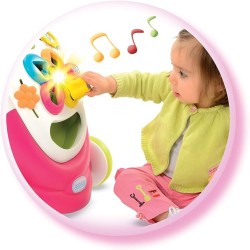 Trotteur bébé 2 en 1 rose Smoby Cotoons – Apprentissage & jeu