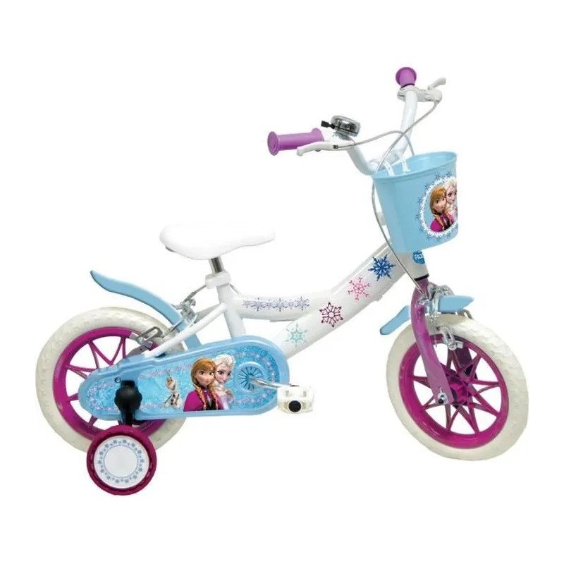Vélo Reine des Neiges 10 Pouces - Enfant 2-3 ans Disney Frozen