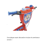 Vélo Pat'Patrouille MONDO 12" Garçon - Rouge Bleu Chase Marcus