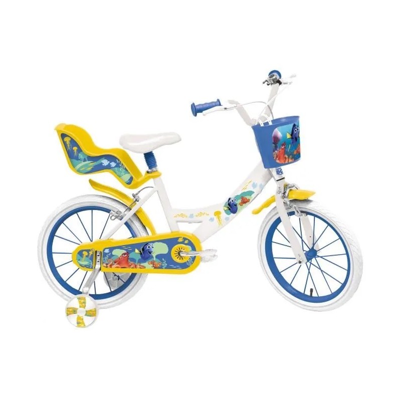 Vélo Dory 14 Pouces - Disney Nemo Enfant Fille Bleu Océan