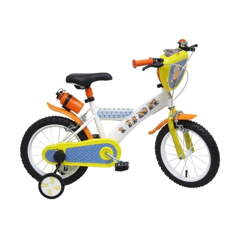 Vélo Enfant Les Minions 14 Pouces - 3/5 ans - Jaune Officiel