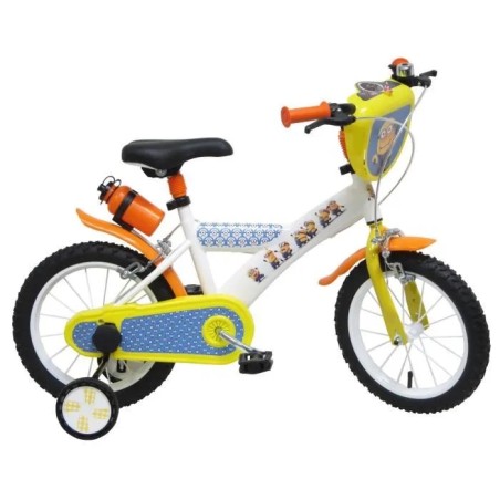 Vélo Enfant Les Minions 14 Pouces - 3/5 ans - Jaune Officiel