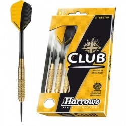 Fléchettes Harrows Club 19g acier – précision et confort