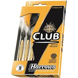 Fléchettes Harrows Club 18g acier – maniabilité & précision