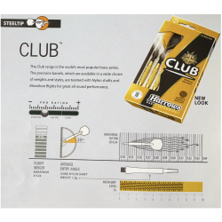 Fléchettes Harrows Club 18g acier – maniabilité & précision