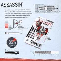 Fléchettes Harrows Assassin Soft Tip 18g – Haute précision pro