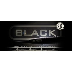 3 fléchettes acier"Black I.C.E" - 23g-R - Harrows