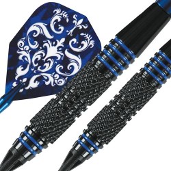 Jeu de 3 fléchettes Harrows Pirate nylon bleu 16 grammes - Soft Tip