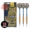 Jeu de 3 Fléchettes Harrows Corsair 18g - Pointe Nylon Bleue