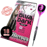 Fléchettes nylon Harrows Diva Dark 18g Style A – 85% Tungstène