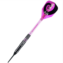 Fléchettes nylon Harrows Diva Dark 18g Style A – 85% Tungstène