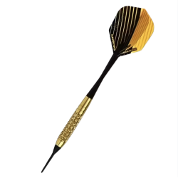 Fléchettes Harrows Club Brass 14g Softip – Laiton, aluminium, étui