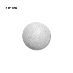 Balles BONZINI blanches en liège x5 – Baby-Foot classique