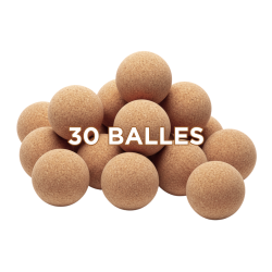 Balles de baby-foot en liège – Pack pro de 30 homologuées BONZINI